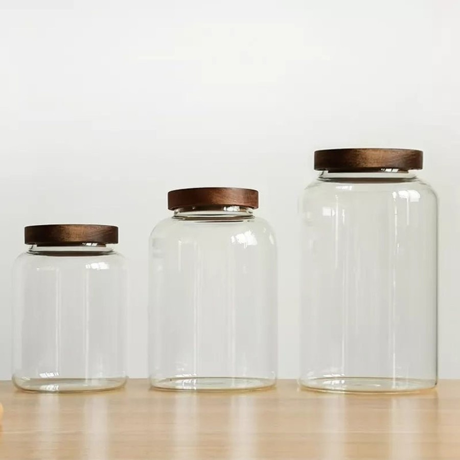 Kitchen Tea + Linen | Large Glass Storage Jars