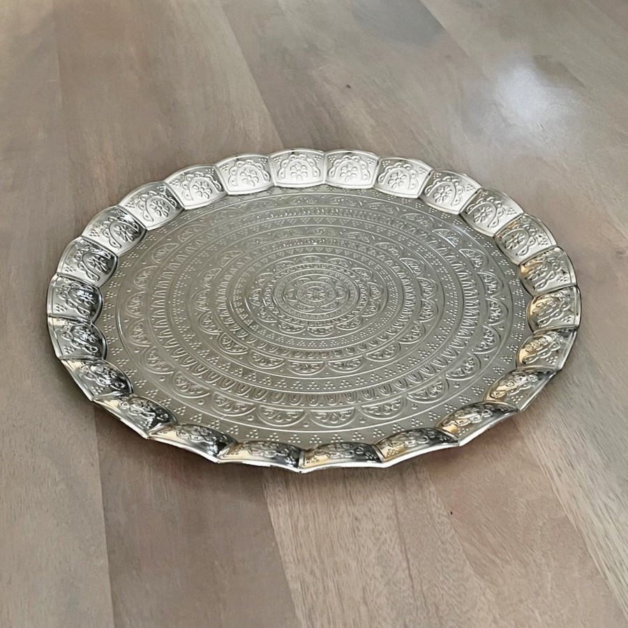 Serveware Tea + Linen | Round Serving Tray