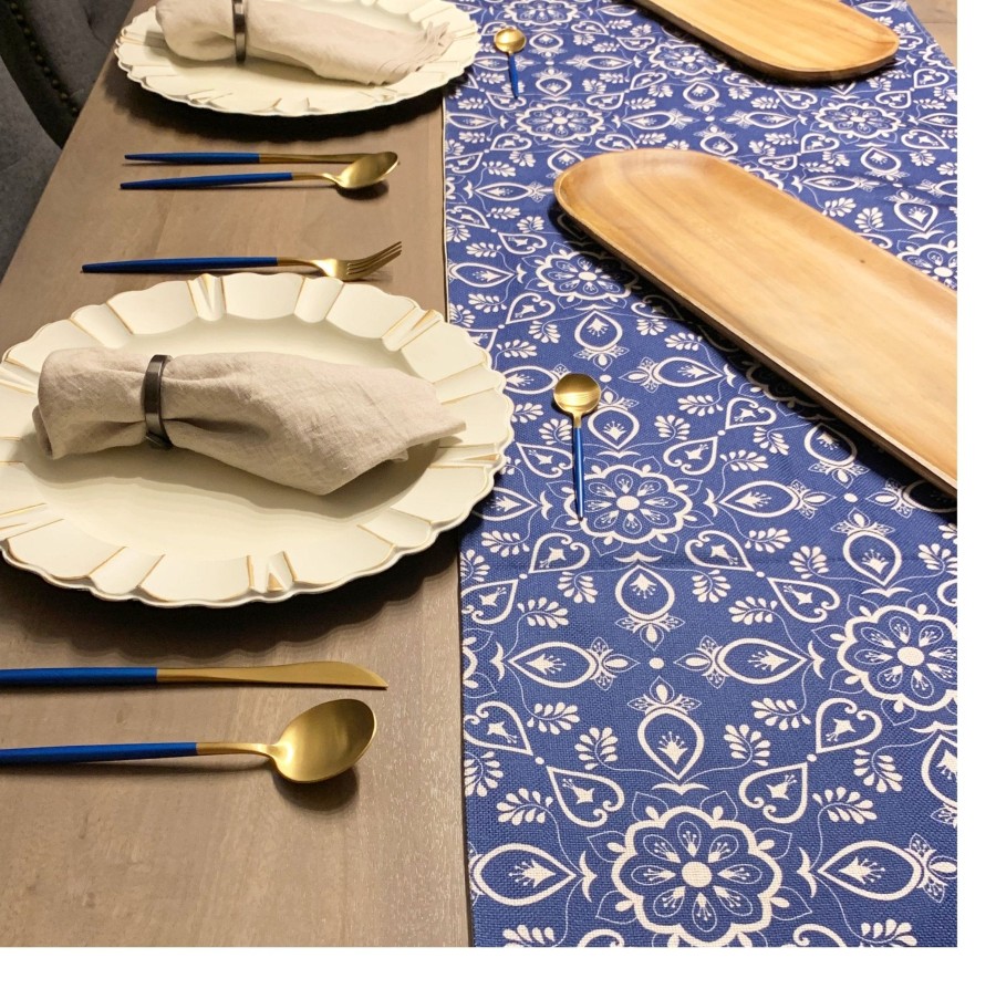 Table Linens Tea + Linen | Granada Table Runner