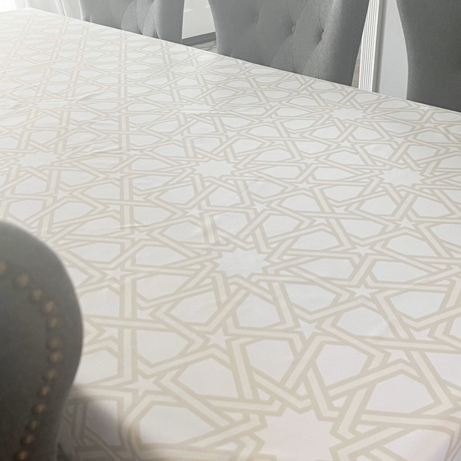 Table Linens Tea + Linen | Girih Tablecloth