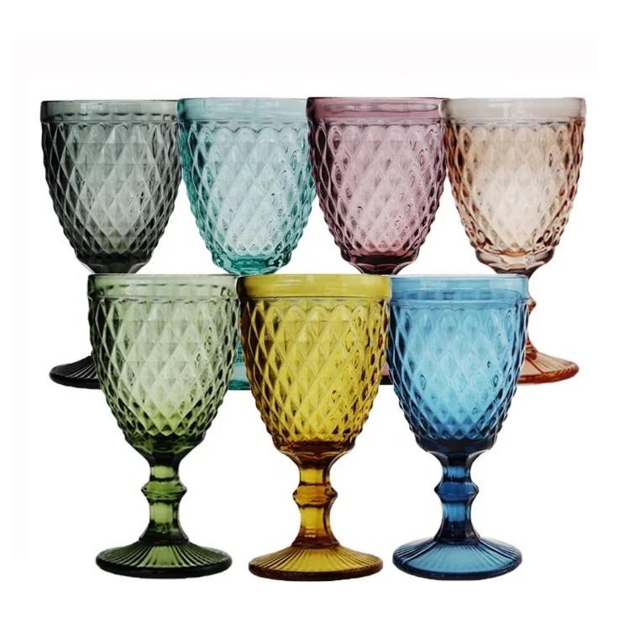 Drinkware Tea + Linen | Mira Glass Water Goblet