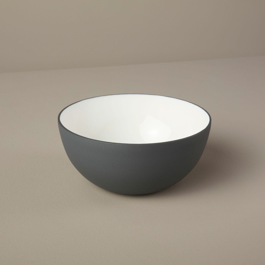 Serveware Tea + Linen | Alto Small Bowl, Graphite