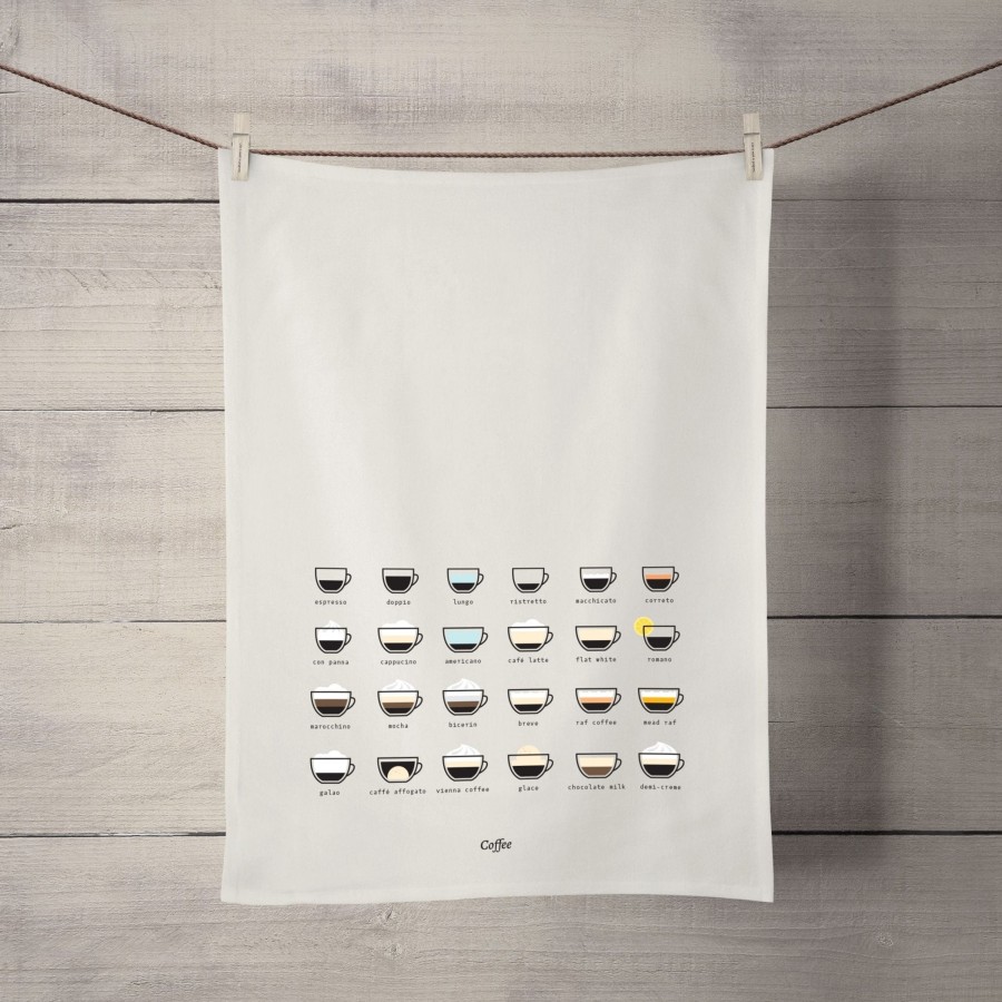 Tea Towels Tea + Linen | Espresso Recipes Tea Towel