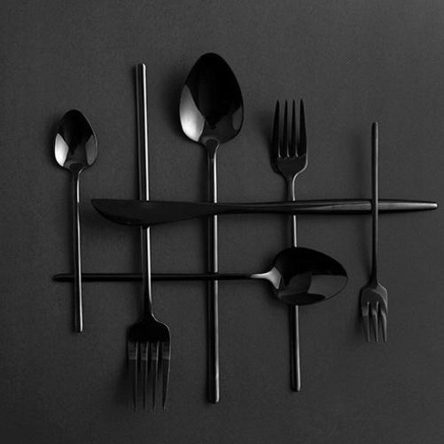 Flatware Tea + Linen | Jewel Flatware Set - Black