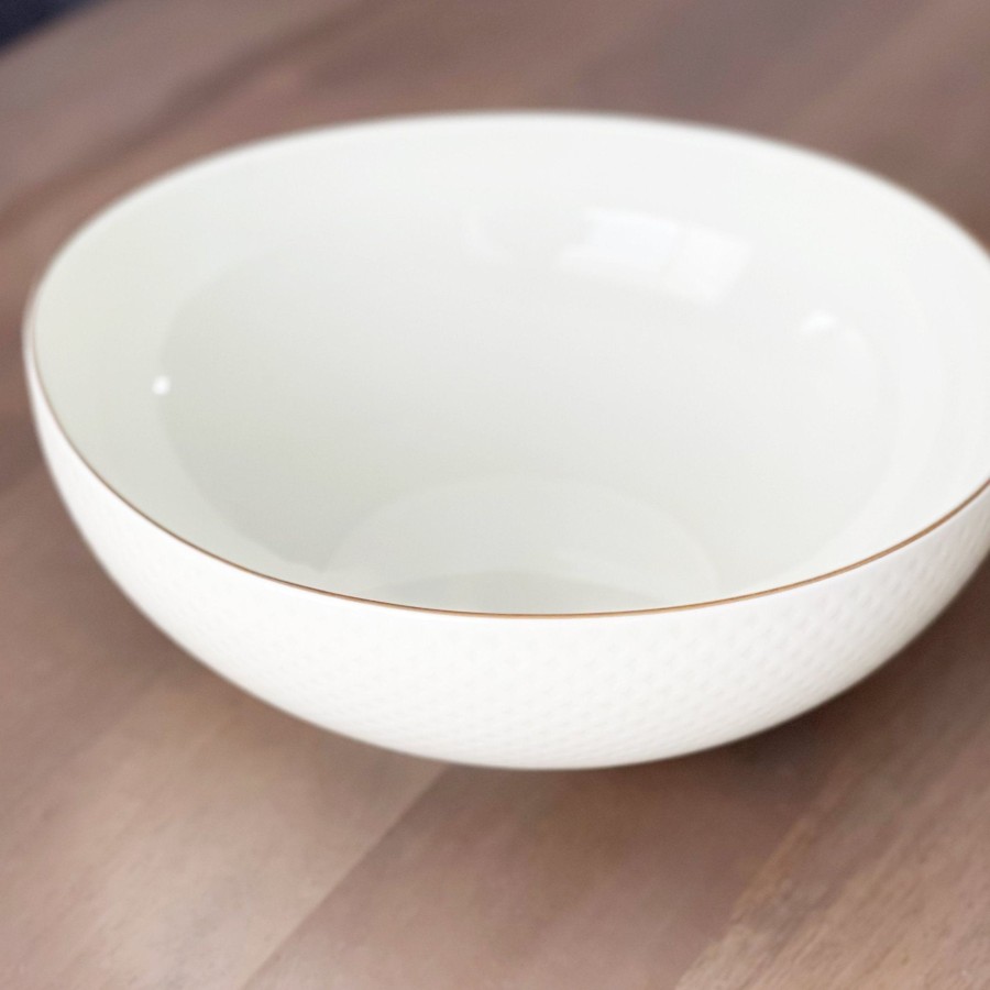 Dinnerware Tea + Linen | Camille Bone China Large Serving Bowl