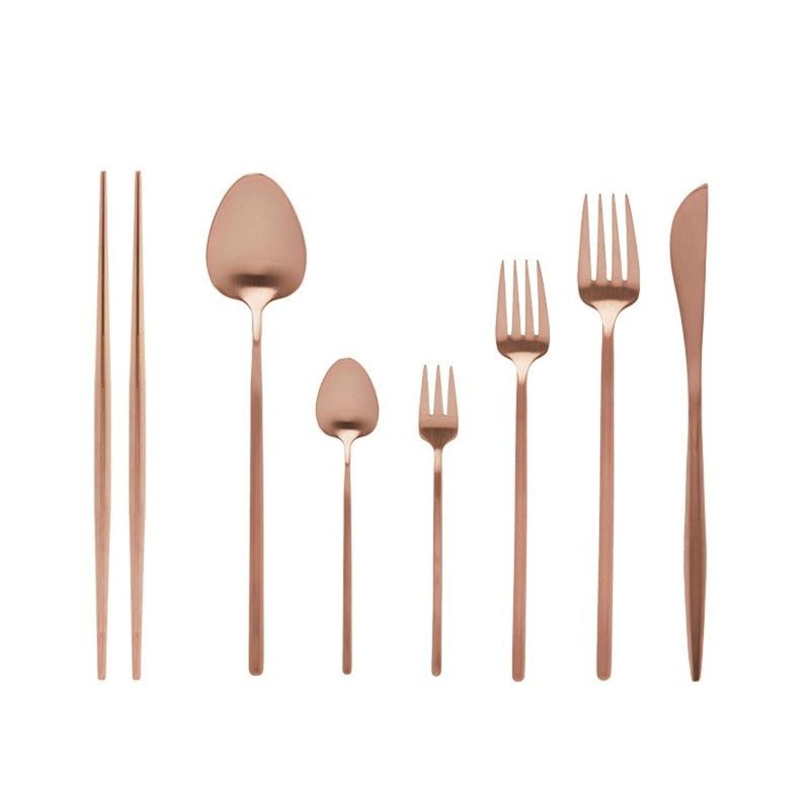 Flatware Tea + Linen | Jewel Flatware Set - Rose Gold