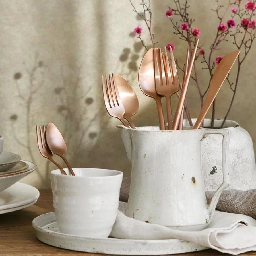 Flatware Tea + Linen | Jewel Flatware Set - Rose Gold