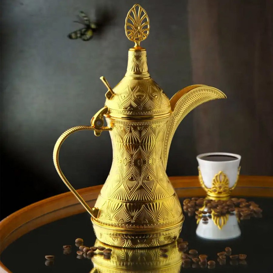 Drinkware Tea + Linen | Gold Coffee Dallah