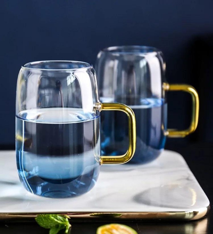 Drinkware Tea + Linen | Blue Ombre Pitcher And Cups