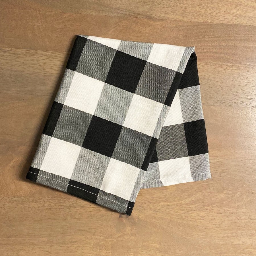 Table Linens Tea + Linen | Buffalo Check Napkins - Set Of 4