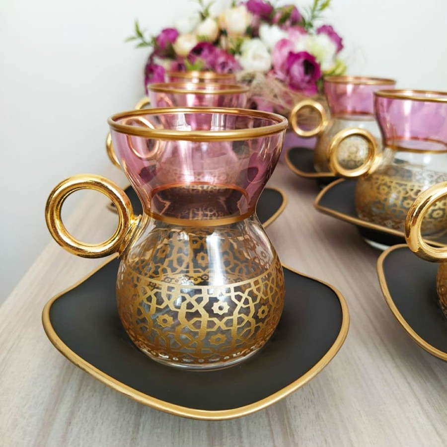 Drinkware Tea + Linen | Suna Turkish Tea Set