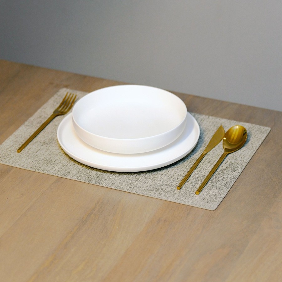 Table Linens Tea + Linen | Vegan Leather Placemat