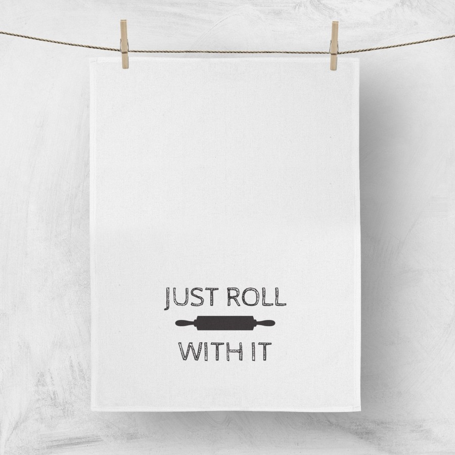 Tea Towels Tea + Linen | Roll With It Tea Towel