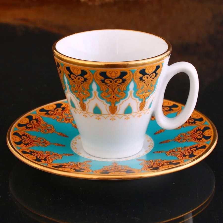 Drinkware Tea + Linen | Piya Turkish Porcelain Coffee Set