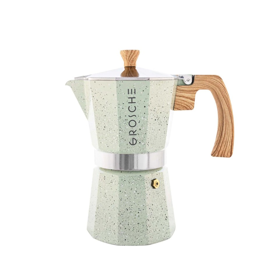 Drinkware Tea + Linen | Stovetop Moka Pot, Mint Green