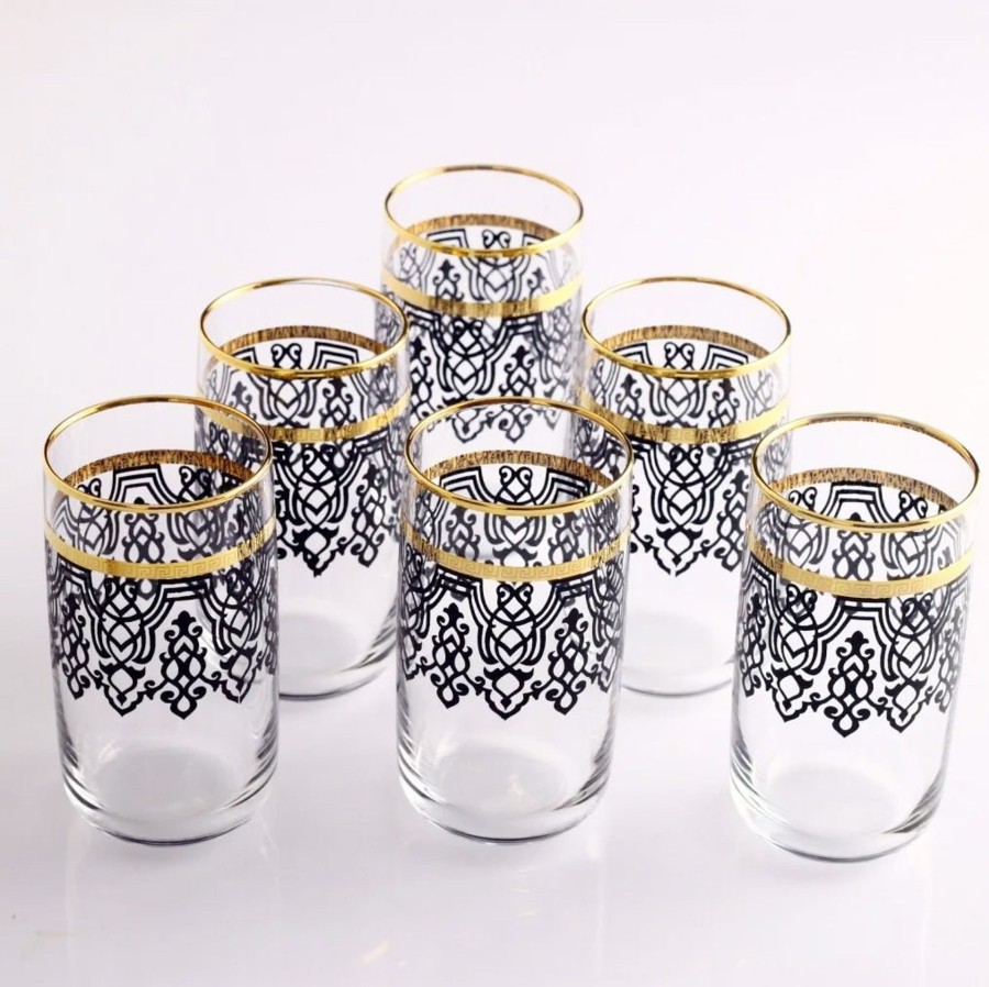 Drinkware Tea + Linen | Ilayda Drinking Glasses - Set Of 6