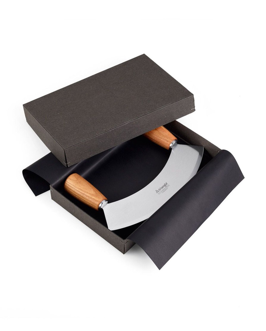 Kitchen Tea + Linen | Mezzaluna Mincing Knife