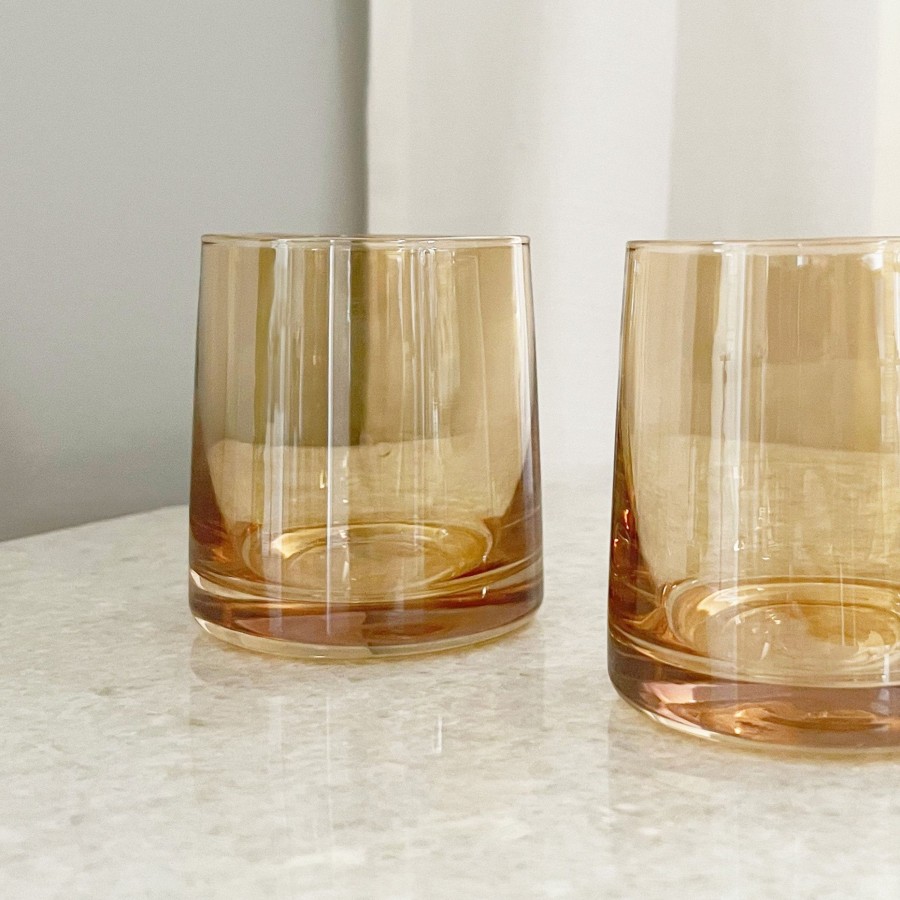 Drinkware Tea + Linen | Tinted Drinking Glass