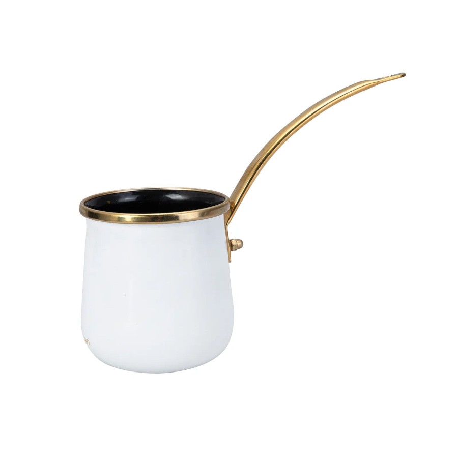 Drinkware Tea + Linen | Mandra Enamel Cezve Coffee Pot