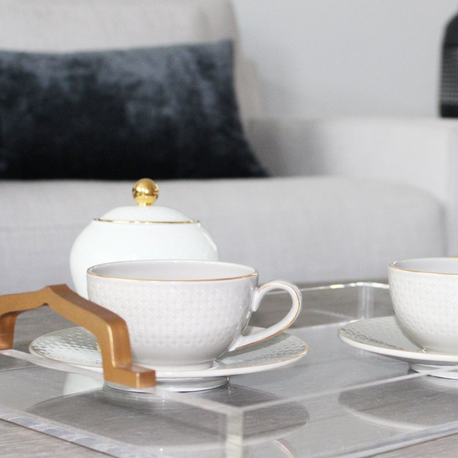 Drinkware Tea + Linen | Camille Coffee Set - Serves 4