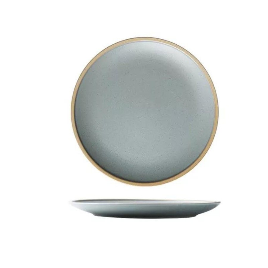 Dinnerware Tea + Linen | Kane 8" Stoneware Plate